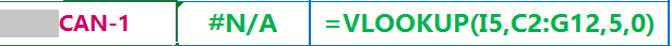 VLOOKUP with error 2