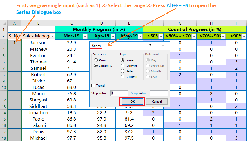 Alt+E+I+S (before apply)