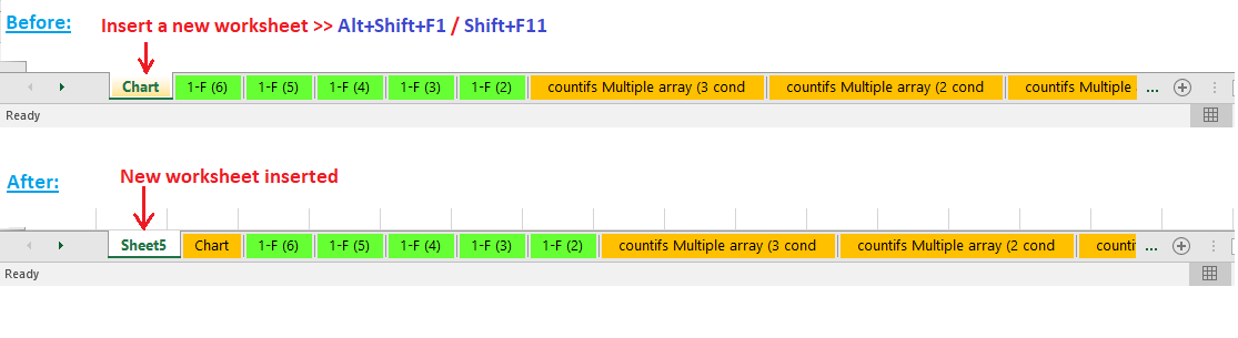 Alt+Shift+F1 or Shift+F11