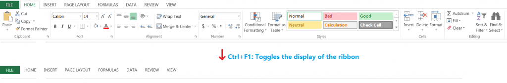 Ctrl+F1
