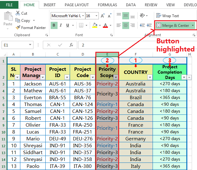 How to Find Merge Cells in Excel-6