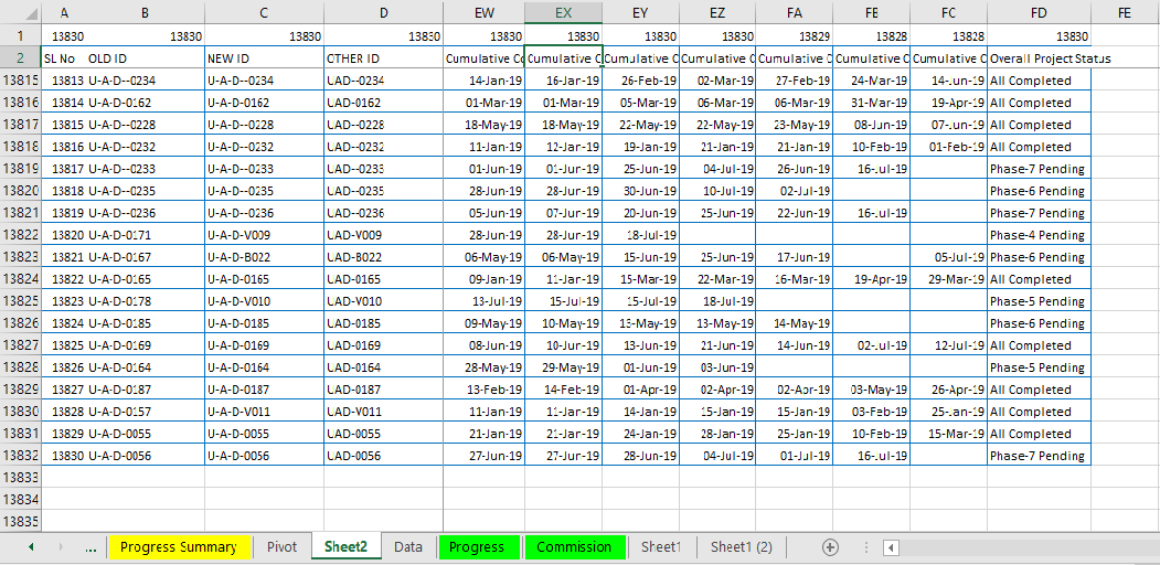 Reduce Excel File size-14 (Use Custom Borders)