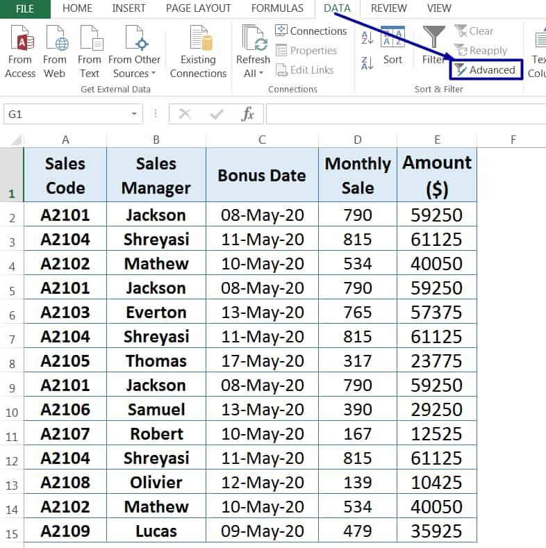 HOW TO FIND AND REMOVE DUPLICATES IN EXCEL ➢ USING CONDITIONAL FORMATTING_1